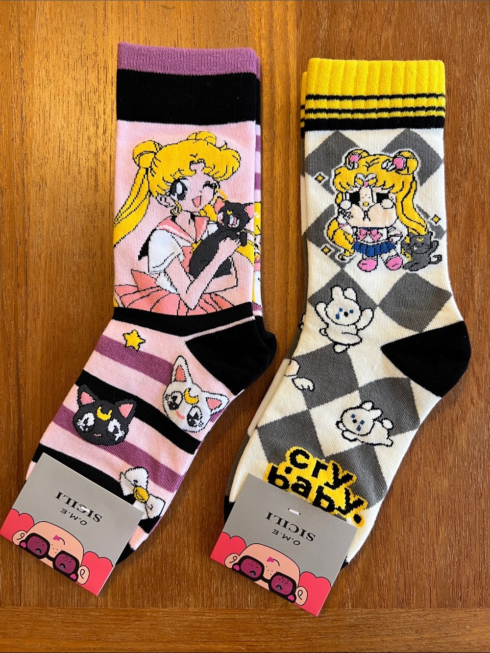 RARE Sailor Moon Socks Set NWT